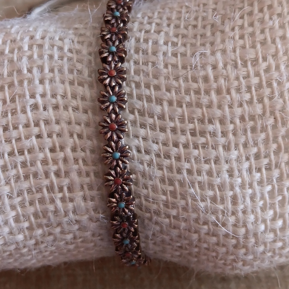 Lucky Brand Gold and Silver Tone Bangle Bracelet - Picture 7 of 8